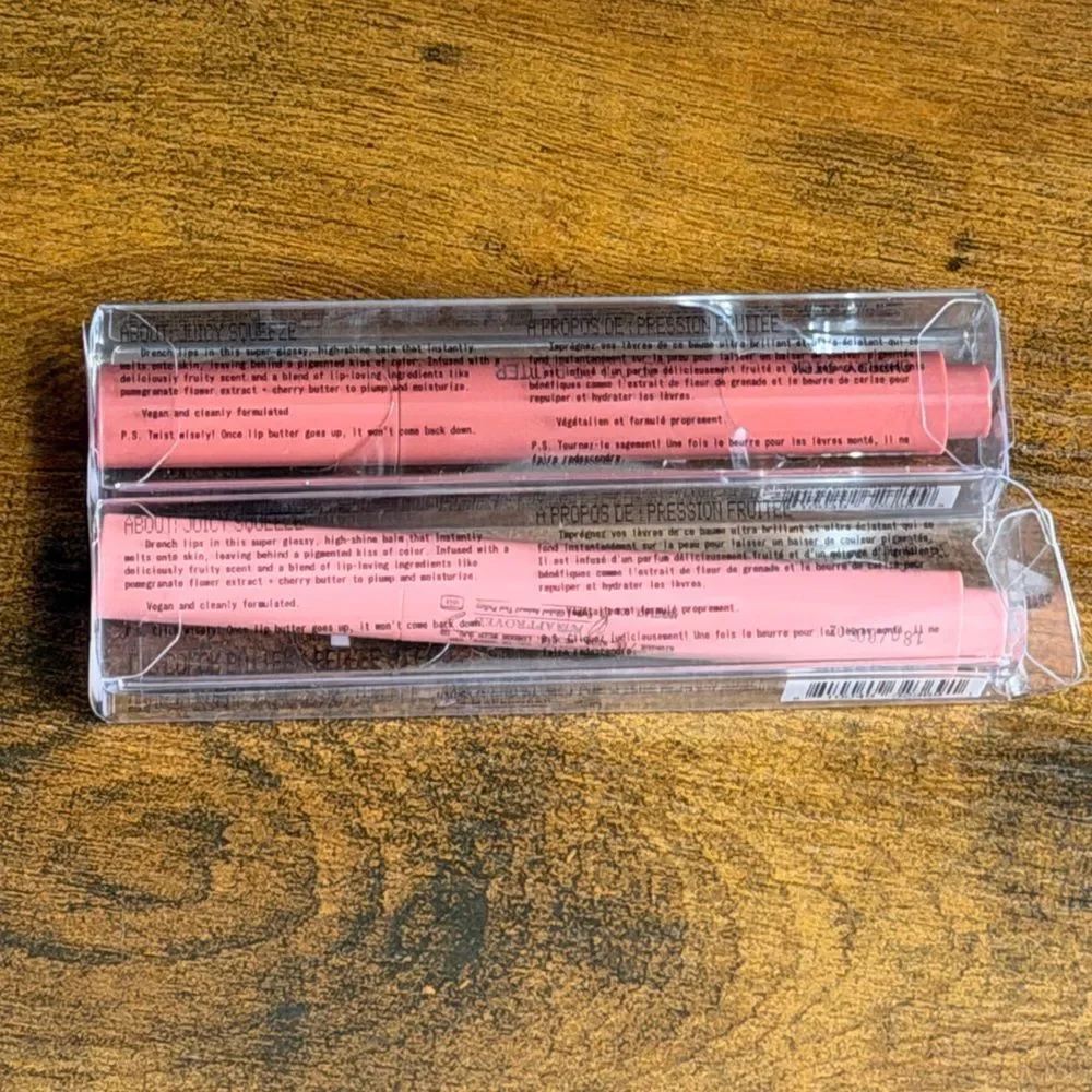 💖 About-Face Lip Color Butter Duo Guava Crush + Pink Piña, NEW and boxed